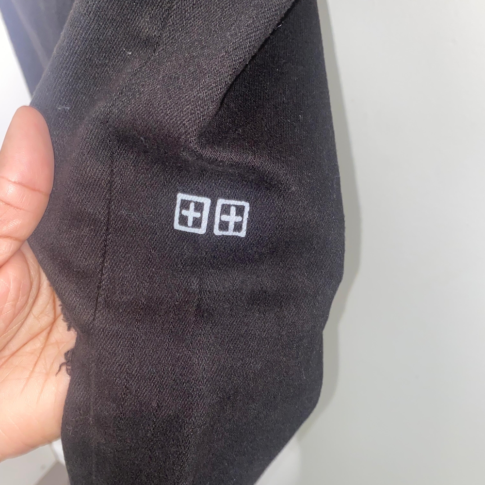 Ksubi Black Jeans with White Cross Graphics - Picture 10 of 10